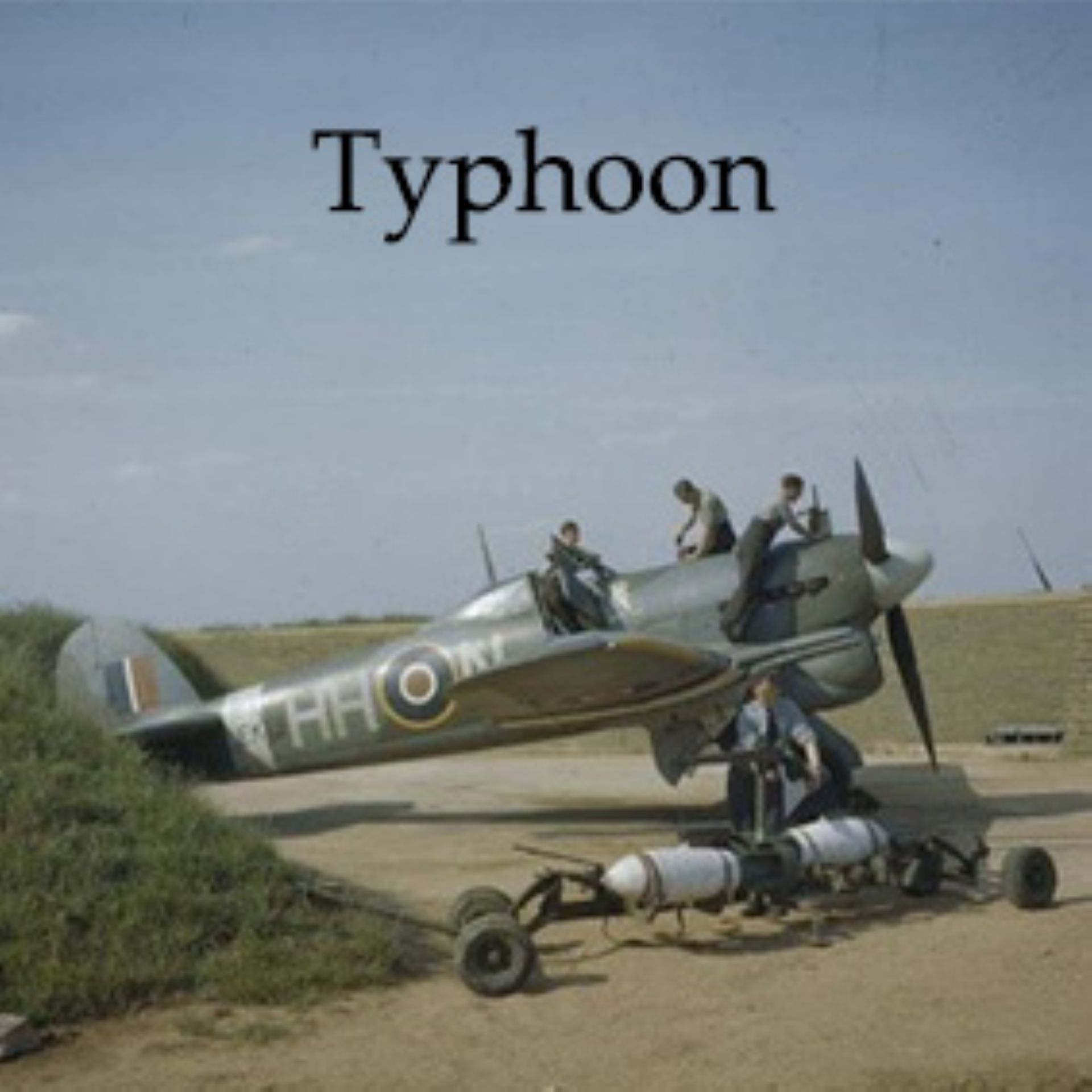 Foto van een Typhoon.