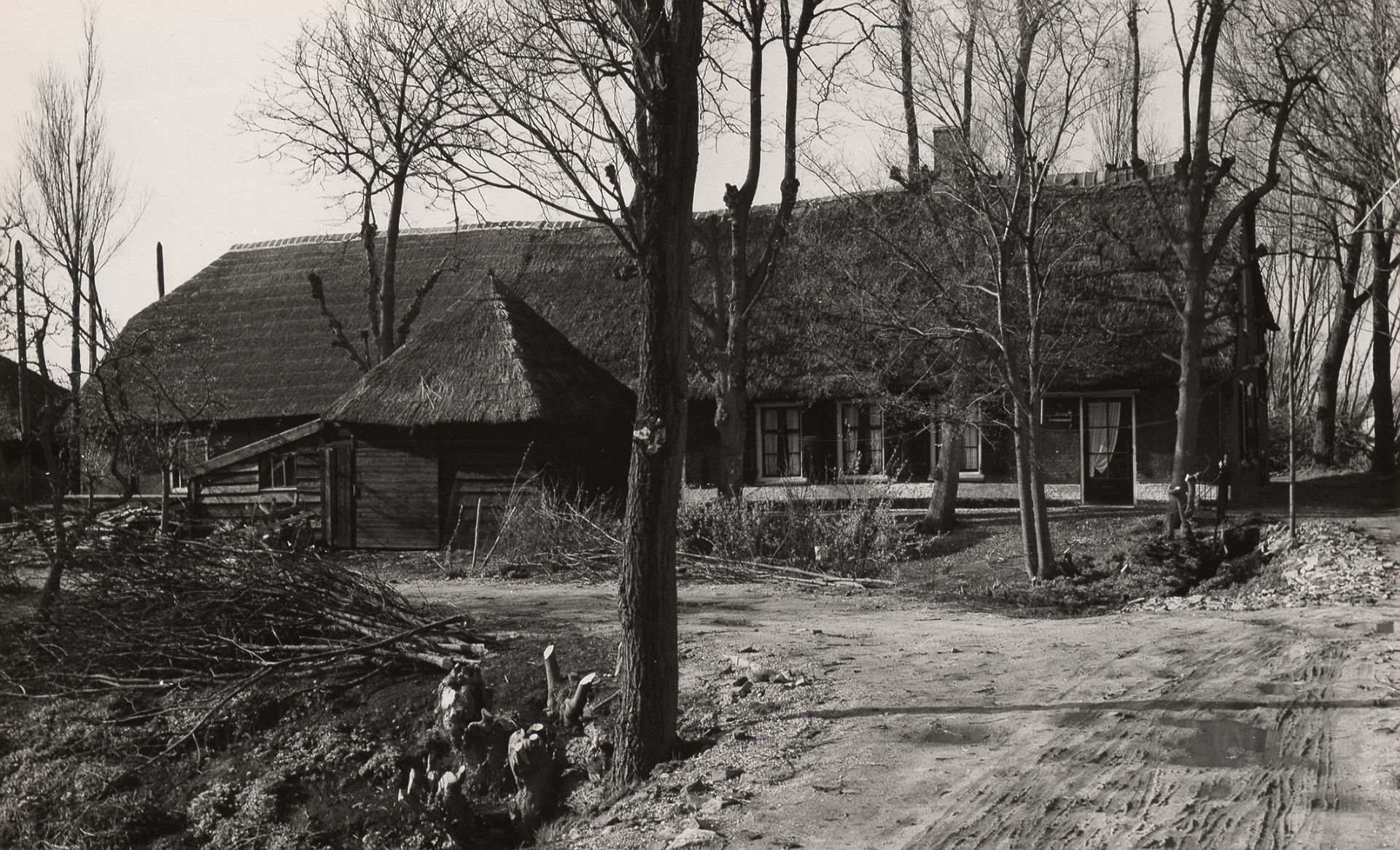 De boerderij in Hoogmade.